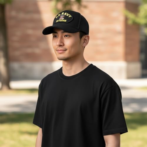 Gorra ajustable malla US Navy Veteran Patch miniatura 7