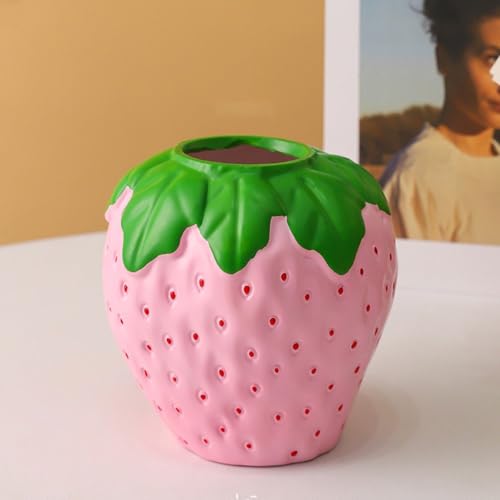 Pot de fleurs en forme de fraise, le cadeau idéal pour la maison - 3