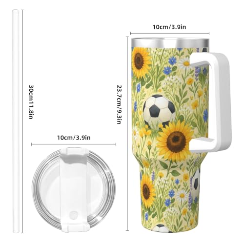 Botella de agua reutilizable de 40 oz tipo taza de café para coche 6