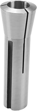 Auniwaig R8 Precision Round Collets 20mm Mill Chuck Holder 65Mn Spring Steel 7/16-20UNF,R8 Precision Round Spring ColletTaper Spindle R8 Collets for Mill Machine