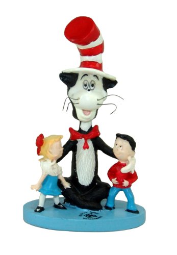 Giftco, Inc Dr Seuss Cat in The Hat 5 Inch Tall Bobblehead Figure