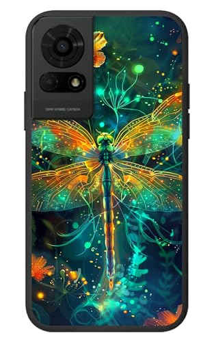 RWUTYTIUL for TCL 50 LE/TCL K24 Cute Phone Case, Art Butterfly