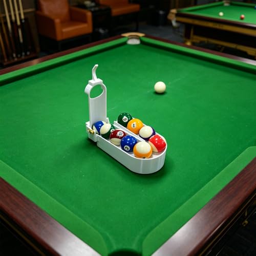 Support de billard pour 9 balles idéal exercice solo et rangement de table
