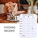 Did You Feed The Cat Magnet Trackers | Pet Feeding Reminder | Pet Feeding Chart Trackers with Slide switchs | 3 Time Periods Did You Feed The Pets Magnet Sticker for Wall & Fridge