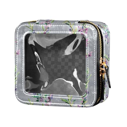 Natura Fiori di timo Carino Viaggio Trucco Bag Trasparente Impermeabile Toiletry Bag Borse Organizzatore pelle per di Timo 1 size