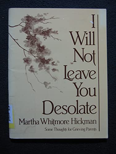 I Will Not Leave You 0835804437 Book Cover