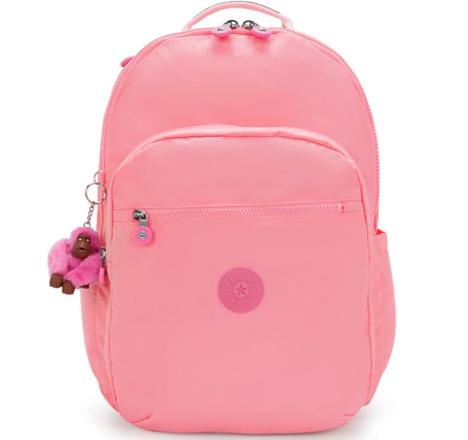 Image of Kipling Women's Seoul Extra Large Bts 17 inch Laptop Backpack, Durable, Roomy with Padded Shoulder Straps, Built-In Protective Sleeve