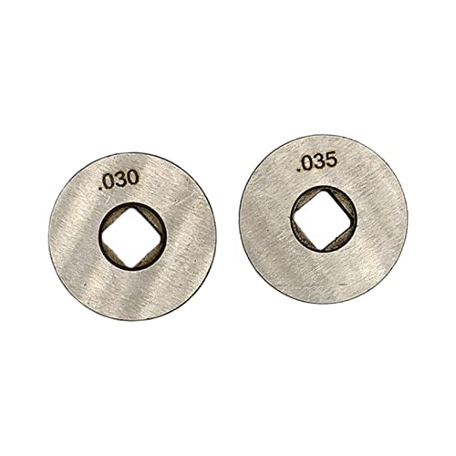 MotiveTech Wire Feed Drive Rollers for Wire Feeder Welders Equipment Parts, 030 035 V