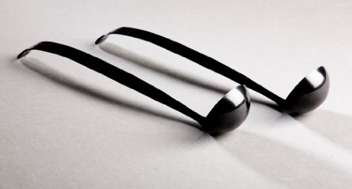 EMI Yoshi Koyal Ladles, 2-Ounce, Black, Set of 48