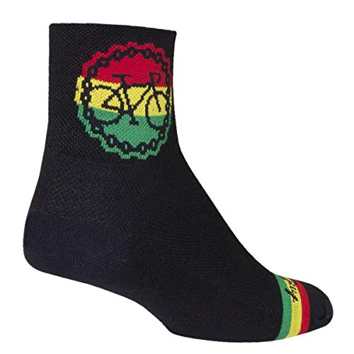 SockGuy, Rasta Raid, Classic Sock, Sporty and Stylish, 3 Inche