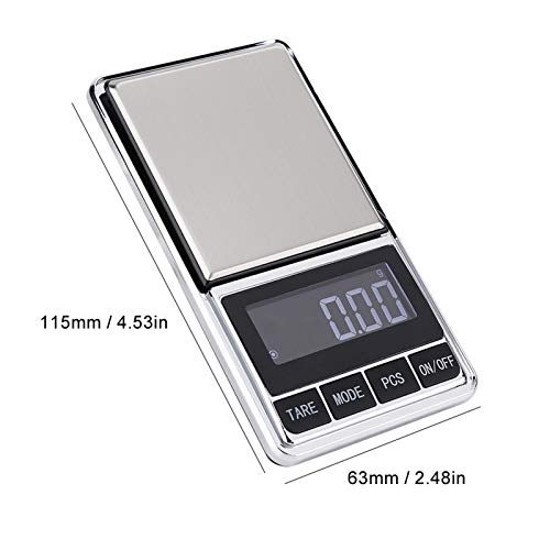 Báscula digital joyería portátil alta precisión 200g miniatura 2