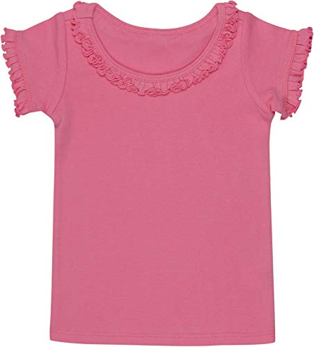 Image of ToBeInStyle Infant Girls' Scoop Neck Puff Sleeve T-Shirt
