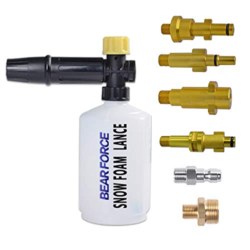 BEARFORCE Electric Pressure Washer DIY Foam Cannon with 1/4” Quick Release Fitting