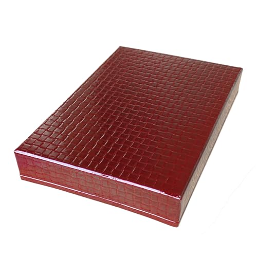 新品【未使用!! 保管品】紫檀 紫丹 シタン 文箱 蓋付き 小物入れ 手紙入れ Amazon | めでたや 紙製 フタ付き 文庫箱 四ツ目 A4 日本製 書類入れ
