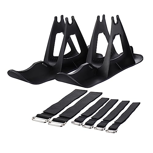 GOOHOCHY 2pcs Boy Girl Balance Bike Ski Board Ski Boards with Straps for Tires and Stable Winter Toy for Boy Girl