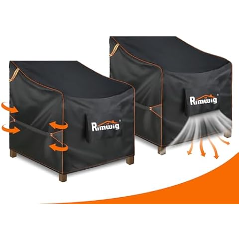 Rimwig Waterproof Patio Chair Covers Cover
