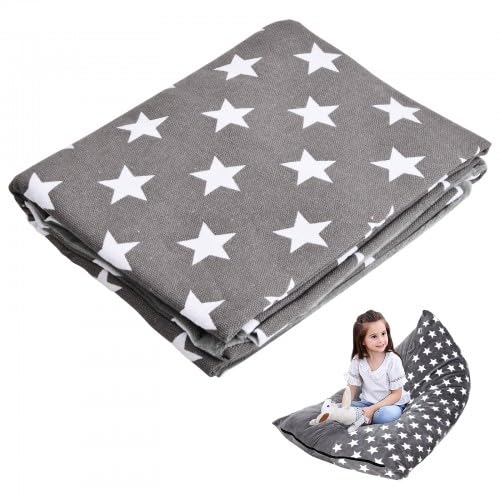 Puf de Peluche, Juguetes de Peluche Organizador Bolsa de Frijoles, Puf de Almacenamiento de Juguetes de Animales de Peluche, Suave Bolsas de Frijoles Silla para Niños Adultos Sin Forro (B)