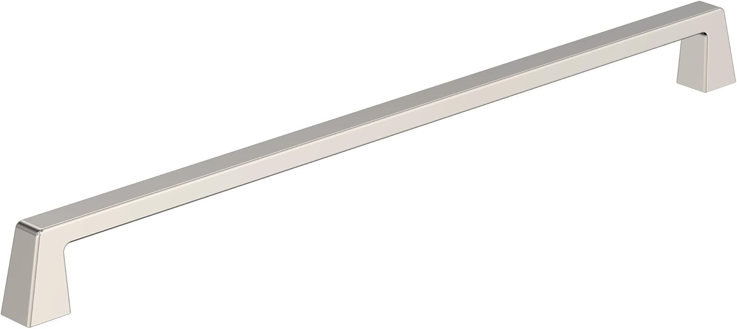 Amerock 12-5/8" Blackrock Polished Nickel Drawer Pull