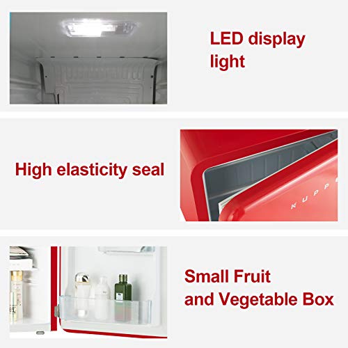 Kuppet 1022004400-4500 Classic Retro Compact Refrigerator Single Door thumb #4