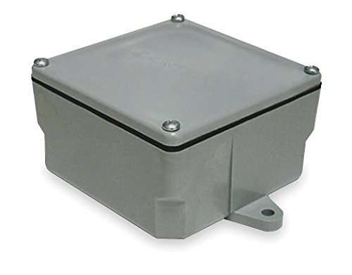 Electrical Box, PVC, 6-3/4X6-3/4X4-1/8 in.