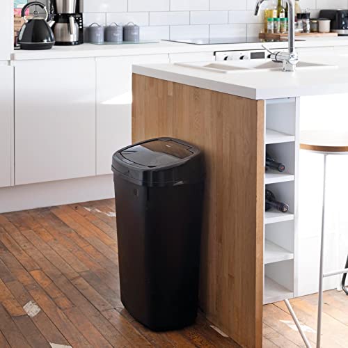 Dihl - UK MADE - 50L Black Sensor Bin with Black Sensor Bin Lid Kitchen Waste Dust Bin Automatic Motor - 3