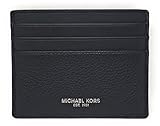Leder, Farbe: Schwarz. Michael Kors Men’s Cooper Tall Card Case Wallet Black