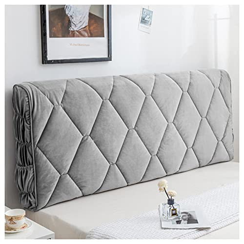 Cubierta de cabecera, Engrosada Todo Incluido Instalación de cabecera Acolchada Doble/Cama Individual Cama elástica Cubierta Protectora Cubierta de protección contra el Polvo Cover