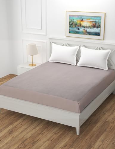 MORADO® 100% Waterproof Mattress Protector | Premium Terry Cotton, Ultra Soft & Breathable | Elastic Fitted Bed Cover | Hypoallergenic, Washable & Durable (Grey, Single(30 * 72))