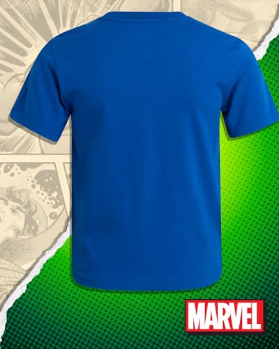 Marvel Boys Shirts Spiderman Avengers Hulk Iron Man Graphic Tees for Boys - image 5
