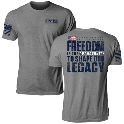Til Valhalla Project Freedom Guarded Graphic Tee | Veteran Owned & Operated | Proudly Printed in The USA