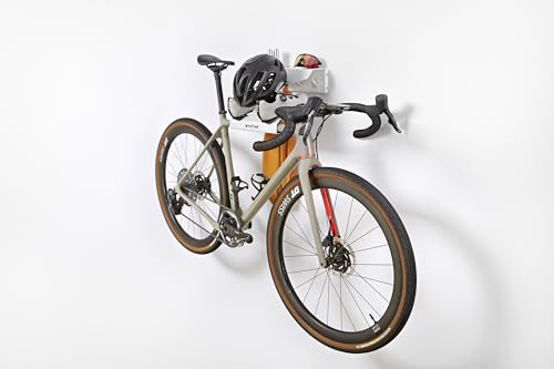 Support mural pour vélo et accessoires pour éviter l'encombrement au sol du garage - 4