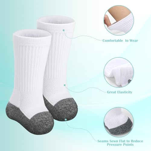12 Pcs Amputee Socks Crew Soft Prosthetic Socks Breathable Elastic Stump Shrinker Cotton Prosthetic Leg Accessory3