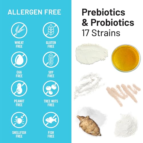 Image of NatureWise Probiotics 70 Billion CFU - 17 Strains + Organic Prebiotics - Immune, Digestive & Gut Health Support for Women & Men - Vegetarian, Gluten-Free, Non-GMO - 60 Capsules[2-Month Supply]