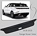 Rear Trunk Retractable Security Cargo Cover Privacy Black Tonneau Shade Shield Compatible with for 2018-2024 Land Rover Range Rover Velar