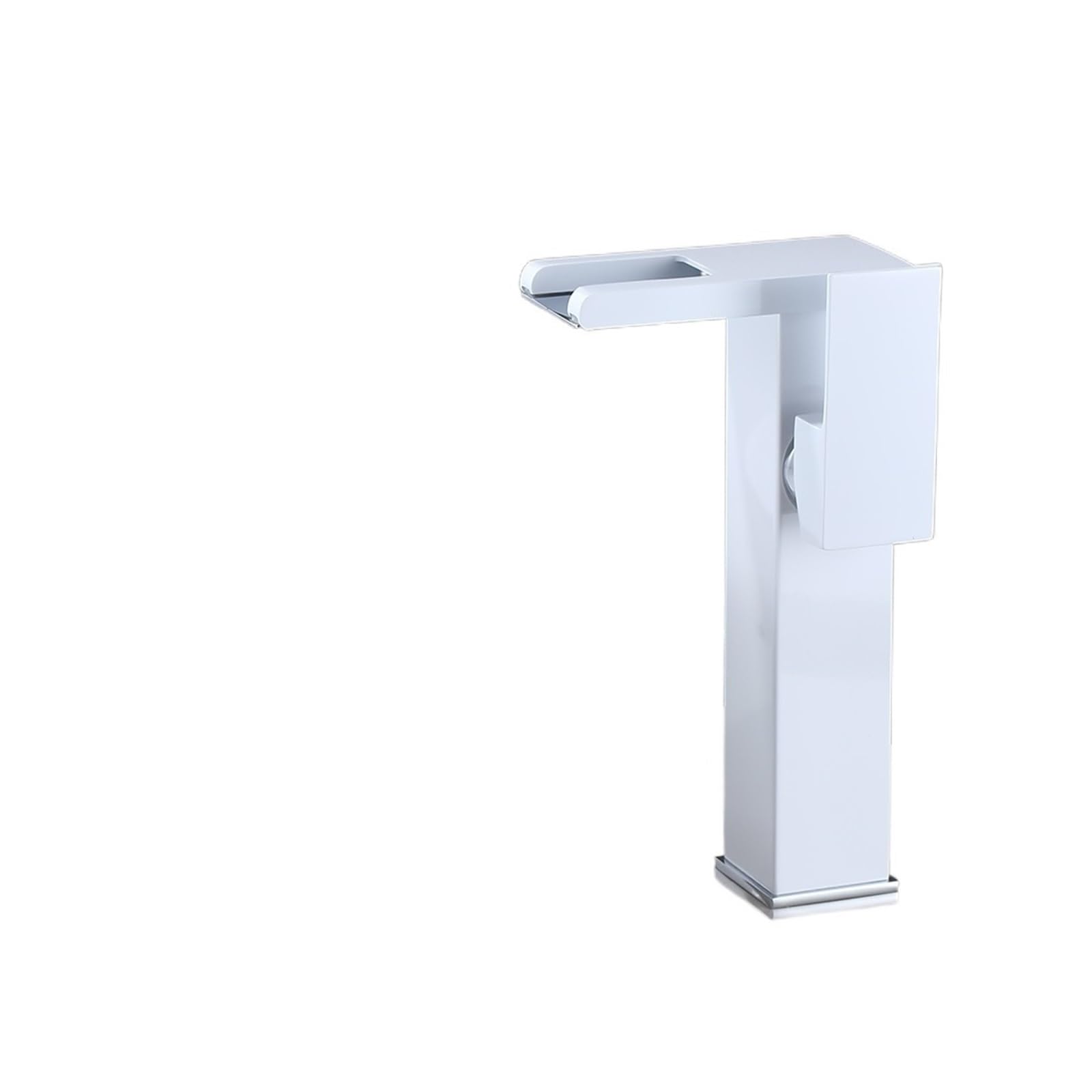 Robinet haut LED autonome avec poignée unique et mitigeur eau chaude et froide