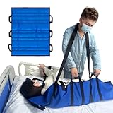 YUECAN Positioning Bed Pad with Reinforced Handles,Hospital Patient Transfer Sheet,Soft Stretcher for Turning, and Repositioning, Portable Blanket Pads for Bedridden,Disability Seniors (Middle)