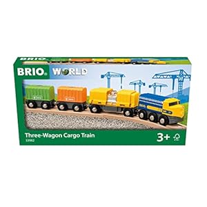 BRIO World Güterzug mit Drei Waggons