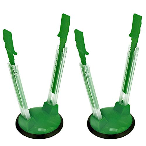 DBHAWK Sack Clips,One Set Non Slip&Adjustable Hands Free Baggy Rack Clip Ziplock Storage Bag Holder (2)