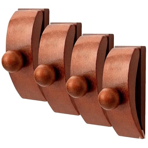4 Pack Wooden Quilt & Tapestry Hanger Set Adjustable Wall Mount Clips for Hanging Quilts Blankets Rugs and Tapestries Secure Non-Slip Display Holders for Home Dcor