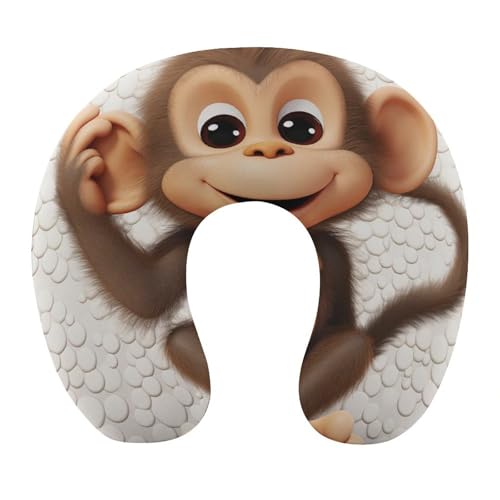 Almohada de viaje espuma viscoelástica tamaño único miniatura 1