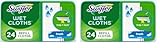 Swiffer Sweeper Wet Mopping Cloths, Open-Window Fresh, 24 Count (Pack of 2)