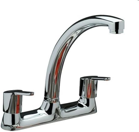 Araya 4S1210 Deck Sink Mixer, Chrome