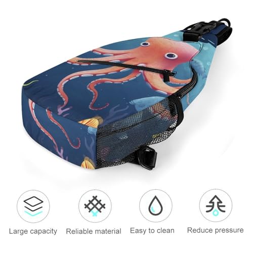 Mochila tipo sling para senderismo y uso casual miniatura 5