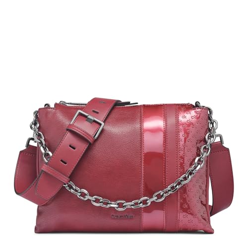 Image of Calvin Klein Women's Rain Triple Compartment Chain Crossbody