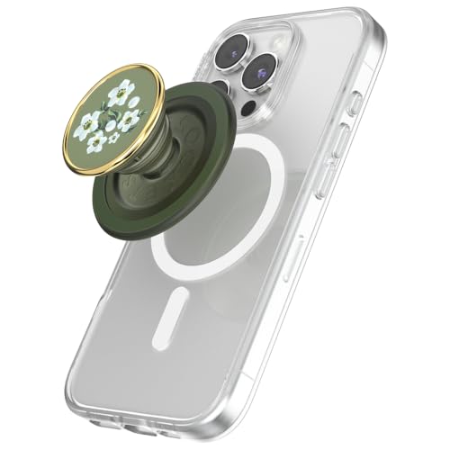 PopSockets Handygriff für MagSafe, Magnetischer Halter- Blütenrelief – Ansicht 1
