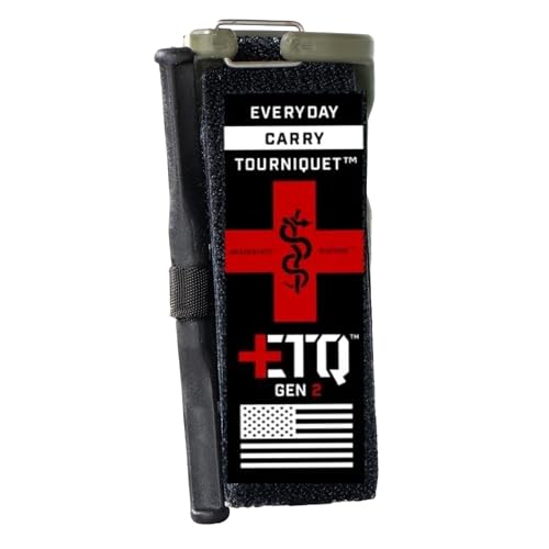 Image of Snakestaff Systems Tourniquet - ETQ Gen 2 Made in The USA | EDC Gear for Trauma Kits, Tourniquet Kits, and Medical Emergency Bags, Ranger Green, Wide (1.5 inch)