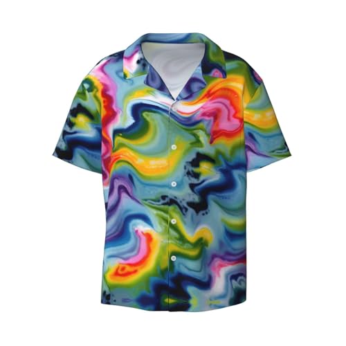 Chemise imprimé tie-dye homme pour un look estival léger et sans effort au quotidien