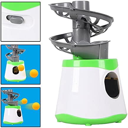 1 Piece Table Tennis Robot PingPong Ball Machine Battery Operated Automatic Table Tennis Machine for Training Exercise