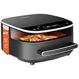 Large Air Fryer 6QT, 11-in-1 Fast Cooking Air Fryer with Top & Bottom Heating, No Flip Needed, Quiet 50dB, Family Size Digital Air Fryer for Healthy Meals, Fits a 12' Pizza or Steaks