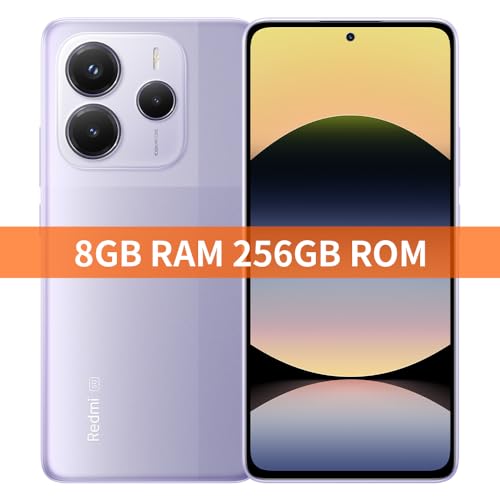 XIAOMI Redmi Note 14 5G NFC Smartphone, 6,67 Zoll, 8 GB + 256 GB, Violett, IP64, 5110 mAh, Mediatek Dimensity 7025 Ultra, Hauptkamera 108 MP, ohne Ladegerät – Bild 3